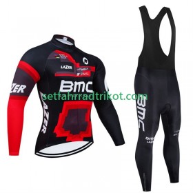Bmc Suisse Radbekleidung Radtrikot Langarm + Lang Trägerhose Winter Thermal Fleece 2024